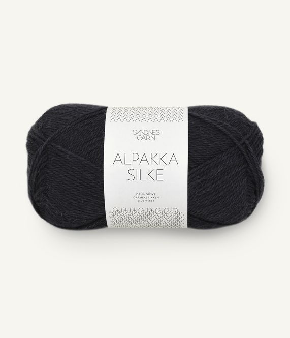 Hovedbilde Alpakka Silke 1099 Black